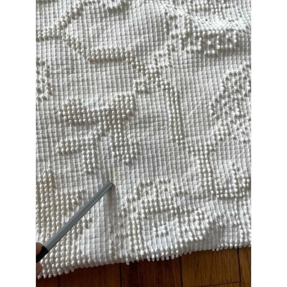 Vtg Bates George Washington's Choice Fringed Bedspread Hobnail 110